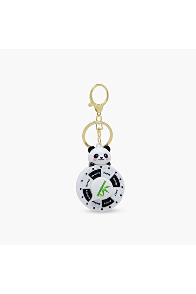 Lifestyle Keyring with Panda Lucky Wheel