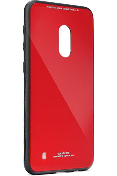 Other Θήκη Σιλικόνης Xiaomi Redmi 8A Γυάλινη Κόκκινη Κωδικός: 38695