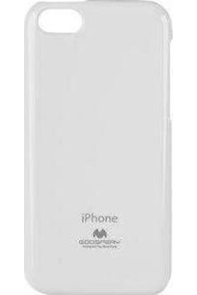Mercury Θήκη Πλάτης Σιλικόνης Τύπου Jelly Λευκή για iPhone 5c Κωδικός: 13131