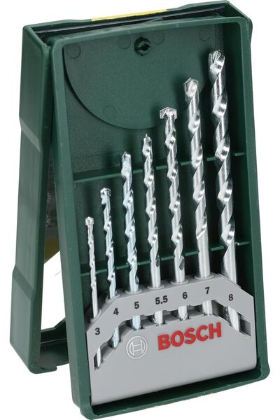 Bosch Professional Accessories Dıy 7 Parça. Mini-x-Line Taş Matkap-Seti