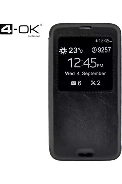 Other 4-OK Book Συνθετικό Δέρμα Μαύρο (Galaxy S6) Κωδικός: FBWS6N