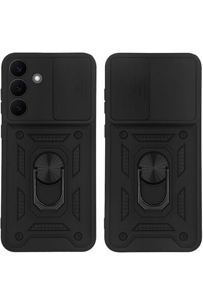 Other Θήκη Τηλεφώνου Ring Armor Campro Sonique για Samsung Galaxy S26 Plus Μαύρη