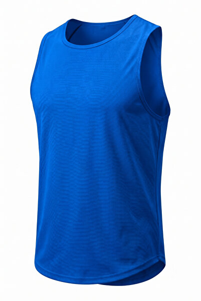 GENIUS STORE Men's Zero Sleeve Sports Athlete Sweat-Wicking Fitness Gym T-Shi...