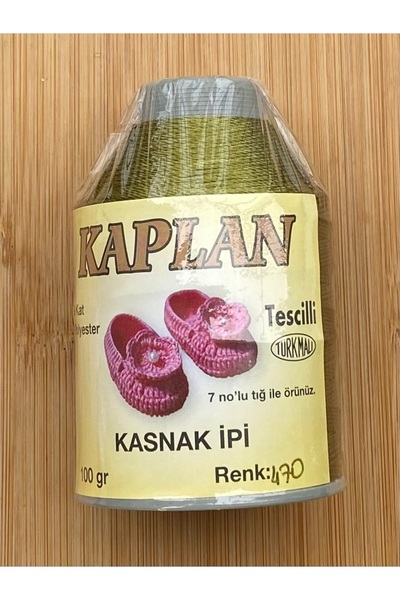 Kaplan 9-Ply 100 Gr Polyester Takke Patik or Çetik, Shawl, Pulley Knitting Rope