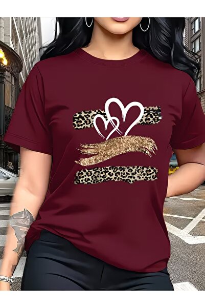 puolikuu Unisex Comfortable Fit Tshrit Printed Tshirt
