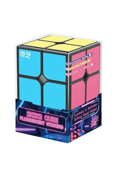 QY TOYS 2x2x2 Светещи в тъмното (Фосфоресциращи цветове)