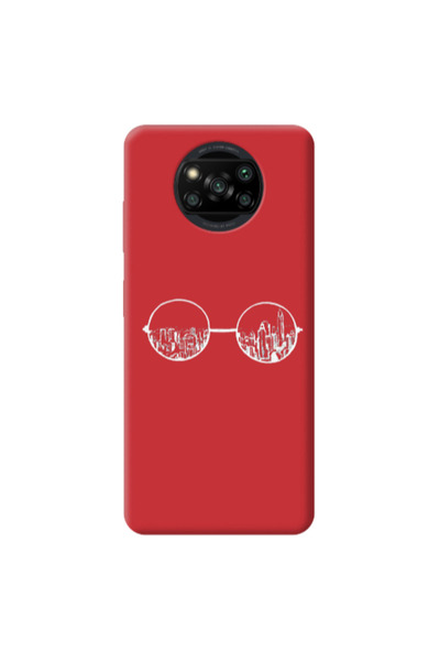 Other Xiaomi Poco X3 /X3 Pro Sunglasses Red Colored Silicone TPU Θήκη