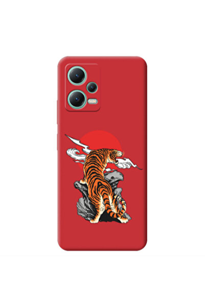 Other Xiaomi Redmi Note 12 Pro 5G Angry Gorilla Red Colored Silicone TPU Θήκη