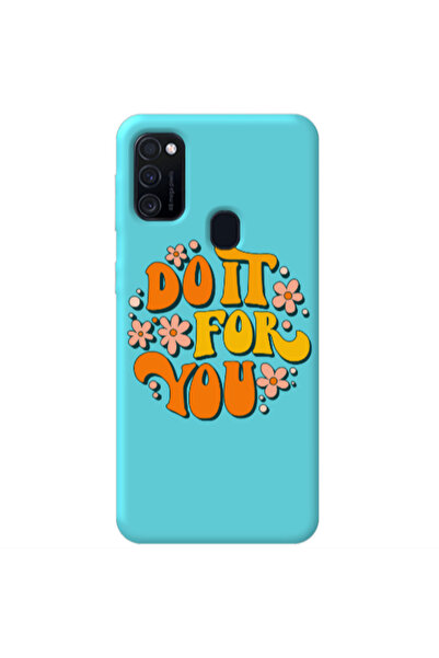Other Samsung M21 Do it For You Turquoise Colored Silicone TPU Θήκη