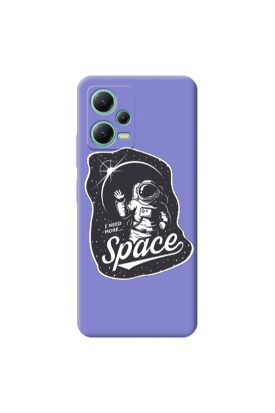 Other Xiaomi Redmi Note 12 Pro 5G I need more spacee Purple Colored Silicone ...