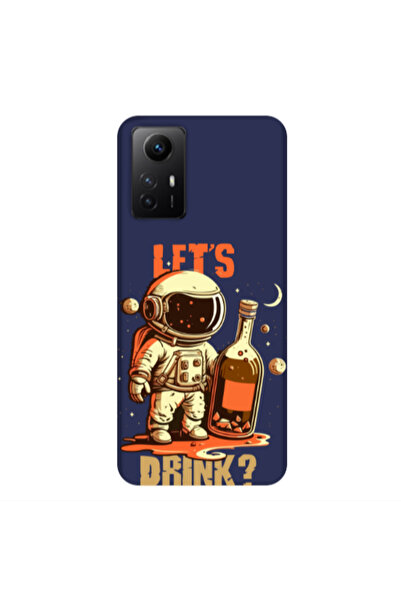 Other Xiaomi Redmi Note 12s Lets drink Dark blue Colored Silicone TPU Θήκη