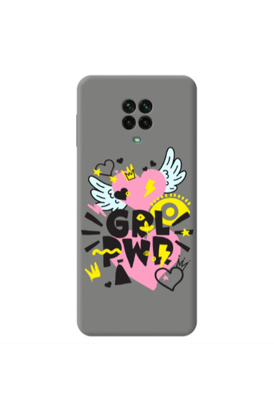 Other Xiaomi Redmi Note 9 Pro Grl Pwr Grey Colored Silicone TPU Θήκη