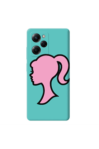 Other Xiaomi Poco X5 Pro Line girl Turquoise Colored Silicone TPU Θήκη