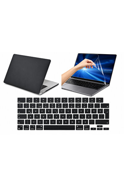 hk Macbook Air 13 inç A2681 A3113 A3240 A3449 M2 / M3 / M4 / M5 Kılıf Hardcas...