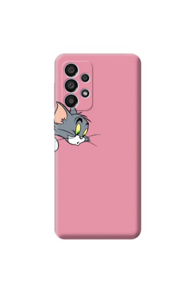 Other Samsung A33 Tom 1 Pink Colored Silicone TPU Θήκη