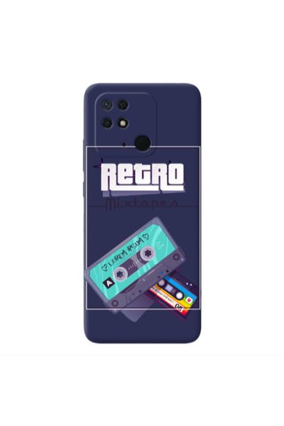 Other Xiaomi Redmi 10C Mixtapes Dark blue Colored Silicone TPU Θήκη