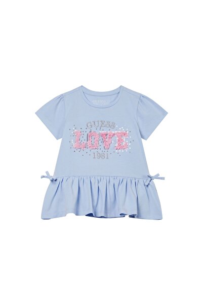 Guess Tricou de fată K6RI24K6YW4 Albastru