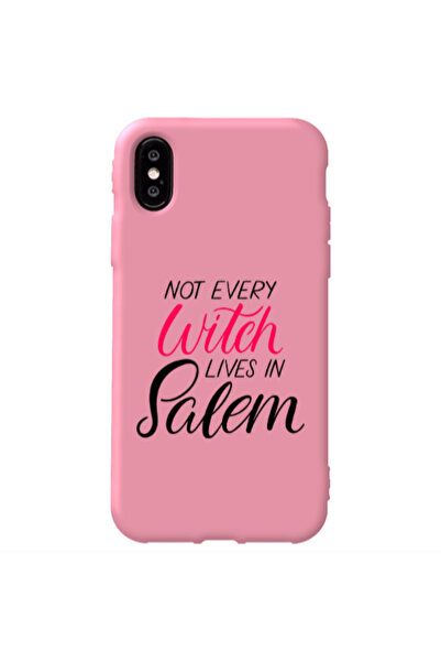 Other Apple iPhone X Not every witch lives in salem Pink Colored Silicone TPU...