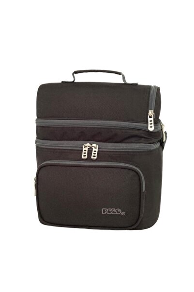 Polo Τσάντα Φαγητού Double Cooler Μαύρο