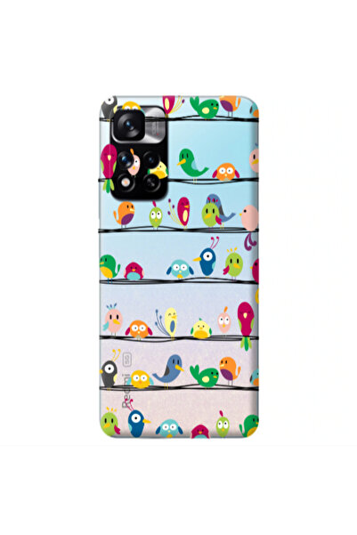 Other Xiaomi Redmi Note 11 Pro 5G birds Transparent Silicone TPU Θήκη