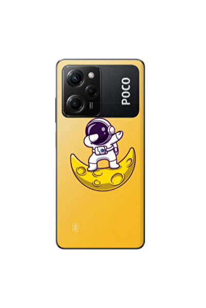 Other Xiaomi Poco X5 Pro Astronaut on the moon Transparent Silicone TPU Θήκη