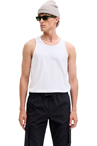 Jack & Jones JACK &JONES Органичен Базов потник Noos - 12288961-Ярко бял