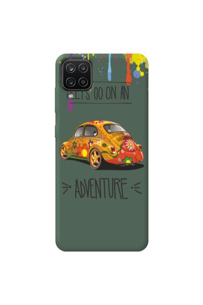 Other Samsung A12 Adventure Dark Green Colored Silicone TPU Θήκη