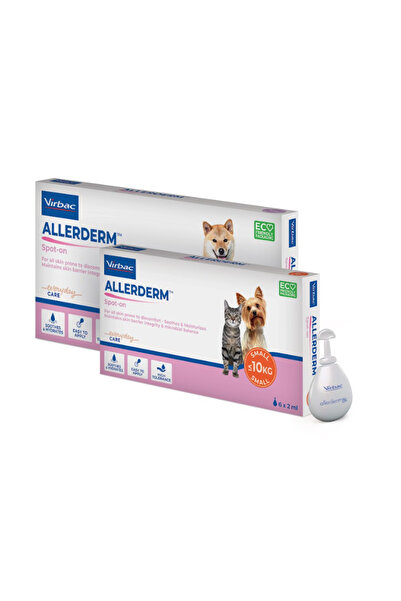 Virbac Allerderm Spot On, Pentru Caini, 6 X 4 ml