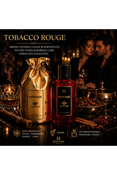 Montage Brands Tobacco Rouge EDP 100ml - Oriental Condimentat Unisex