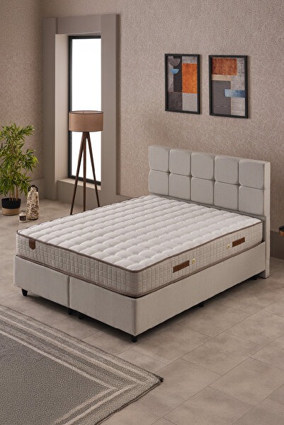 ReinaFurniture Dawin Tek Kişilik Yatak Seti | Paket Yaylı Yatak | Sandıklı Ba...