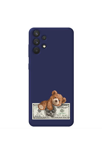 Other Samsung A32 4G Money Style Dark blue Colored Silicone TPU Θήκη