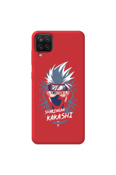 Other Samsung A12 Anime Mangoo Red Colored Silicone TPU Θήκη