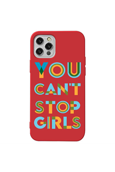 Other Apple iPhone 13 Pro You Cant Stop Girls Red Colored Silicone TPU Θήκη