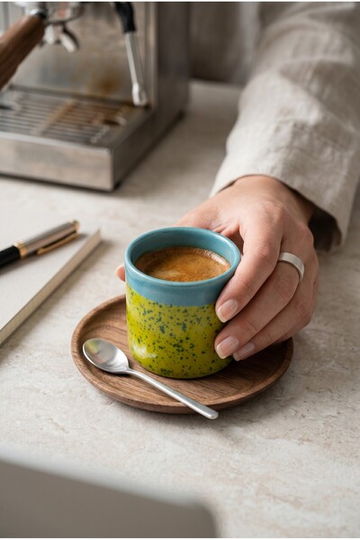 DESIGN2507 El Yapımı Seramik Espresso Fincanı