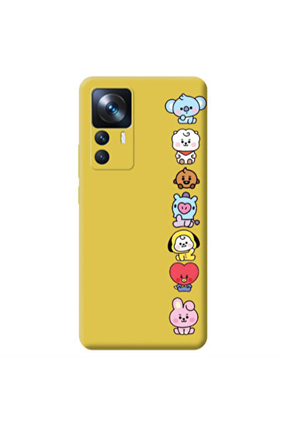Other Xiaomi Mi 12T Lovely animals Yellow Colored Silicone TPU Θήκη