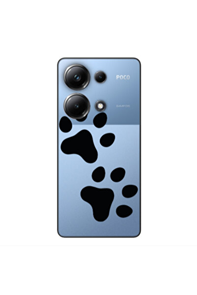 Other Xiaomi Poco M6 Pro 4G Paws Transparent Silicone TPU Θήκη