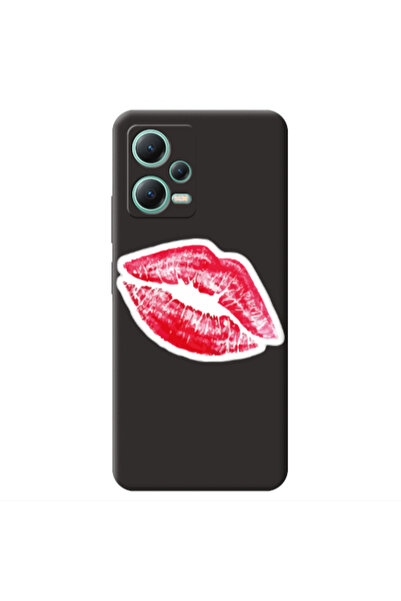 Other Xiaomi Redmi Note 12 Pro 5G Faint Kiss Black Colored Silicone TPU Θήκη