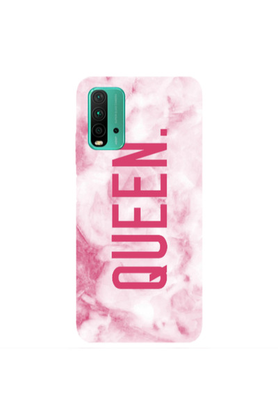 Other Xiaomi Redmi 9T Marble Queen Transparent Silicone TPU Θήκη