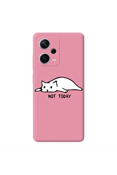 Other Xiaomi Poco X5 Not Today Pink Colored Silicone TPU Θήκη