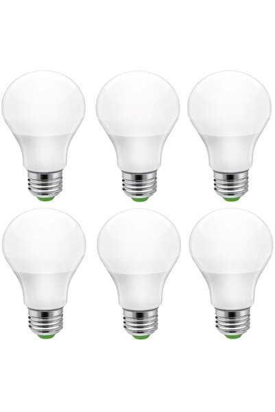 OEM Комплект от 6 LED крушки за горно и долно осветление 10W Топла светлина D...