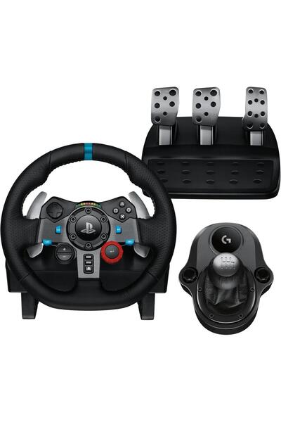 logitech Volan de curse G29 Driving Force + Schimbător de viteze (PC, PS4, PS...