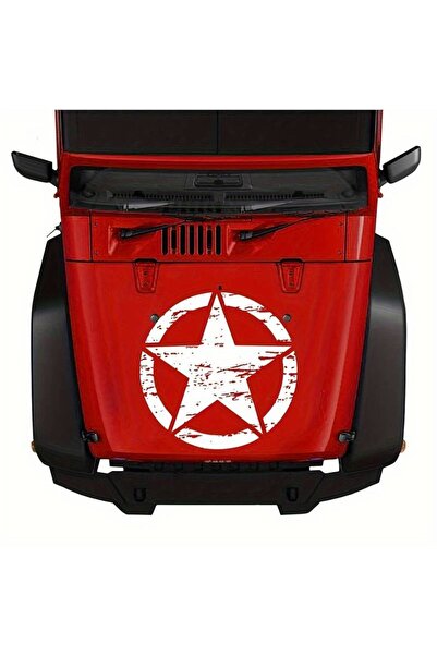 Avex Autocolant autoadeziv pentru vehicule off-road, design  "Rusted Army Sta...