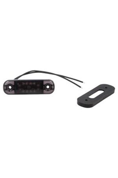 WAS Lampa Gabarit Dreapta/Stanga Forma: Oval Afumat/Rosu Led Inaltime 24mm La...