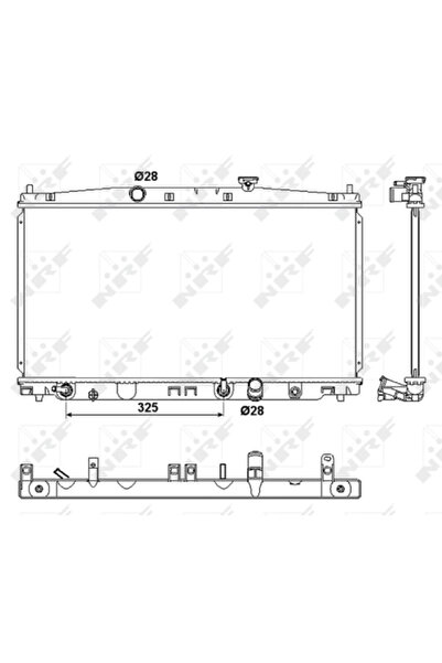 NRF Radiator Racire Motor HONDA INSIGHT