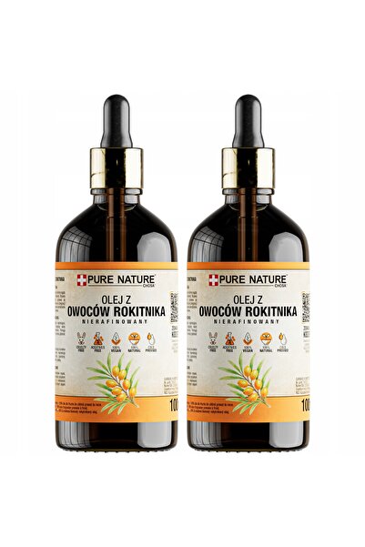 CHOSA Ulei De Catina, 2x100ml, Pentru Ten, Pentru Corp, Presat La Rece Nerafi...