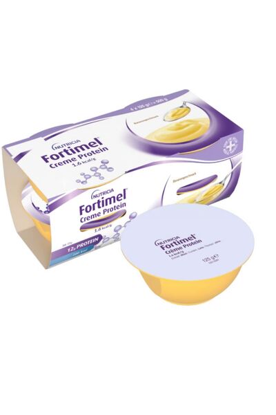NUTRİCİA Φορτιμέλ Κρέμα Πρωτεΐνης Μπανάνα 4Χ125γρ