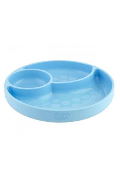 Chicco Πιάτο με Θήκες 12+ Μηνών (1 τεμάχιο) (F05-10216-20) Μπλε