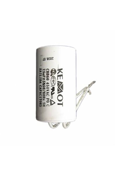 Kemot Condensator de motor cu conector cu fir - 10.00uF / 450V