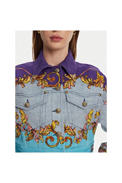 VERSACE JEANS COUTURE Geacă de blugi pentru femei 78HAS4P0 ES139L54 Multicolor