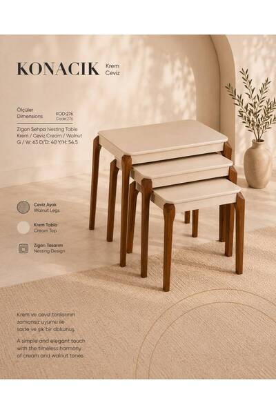 Konacık çay sehpası